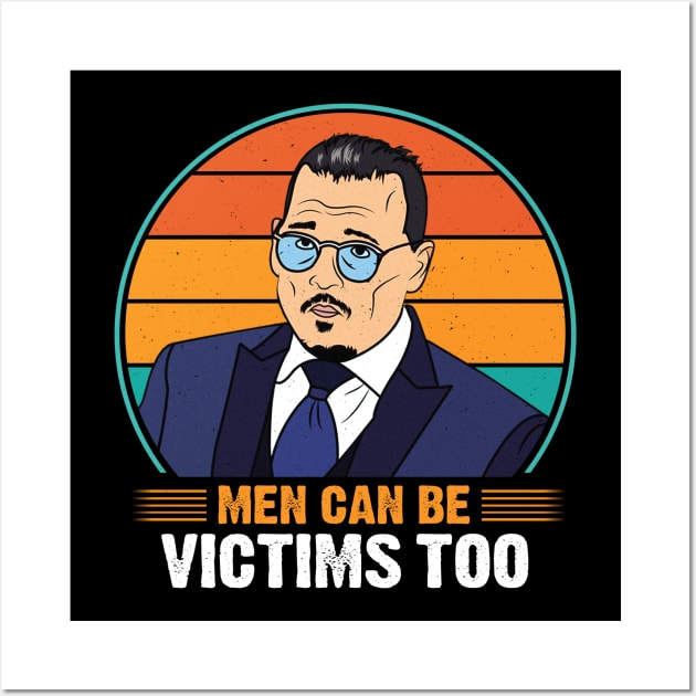 Men can be victims too, #MenToo Violence has no gender Wall Art by ActiveNerd